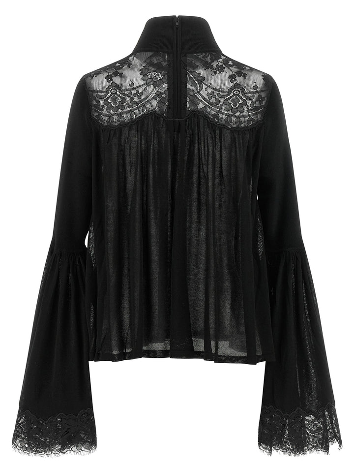 Zimmermann Black Lyocell Blouse