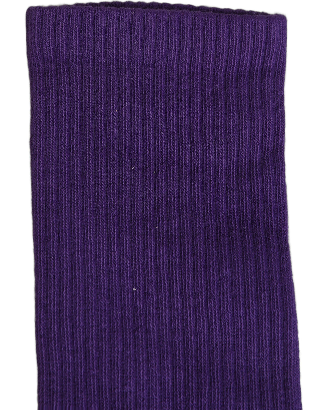 Dolce &amp; Gabbana Violet Cotton Ribbed Mid Calf Women Accessory Socks