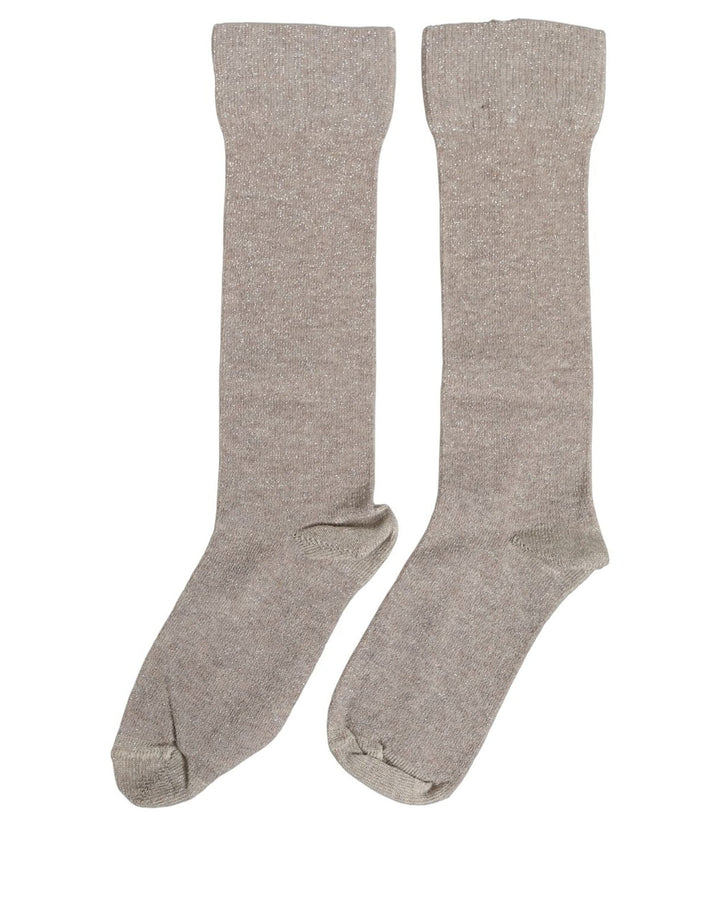 Dolce &amp; Gabbana Gray Viscose Logo Mid Calf Accessory Socks