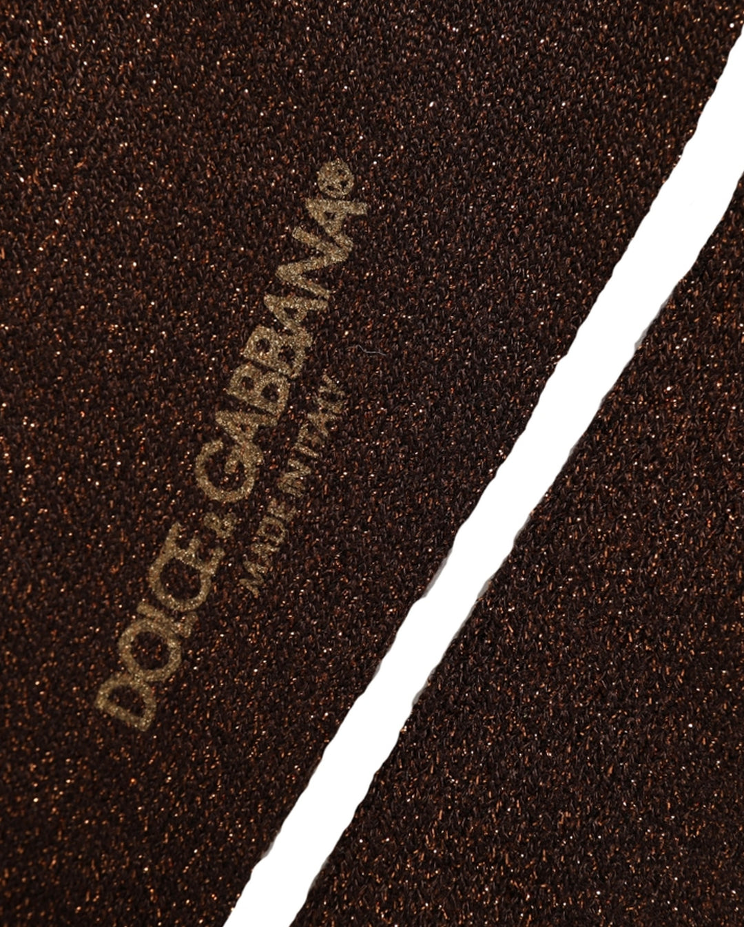 Dolce &amp; Gabbana Dark Brown Viscose Logo Mid Calf Accessory Socks