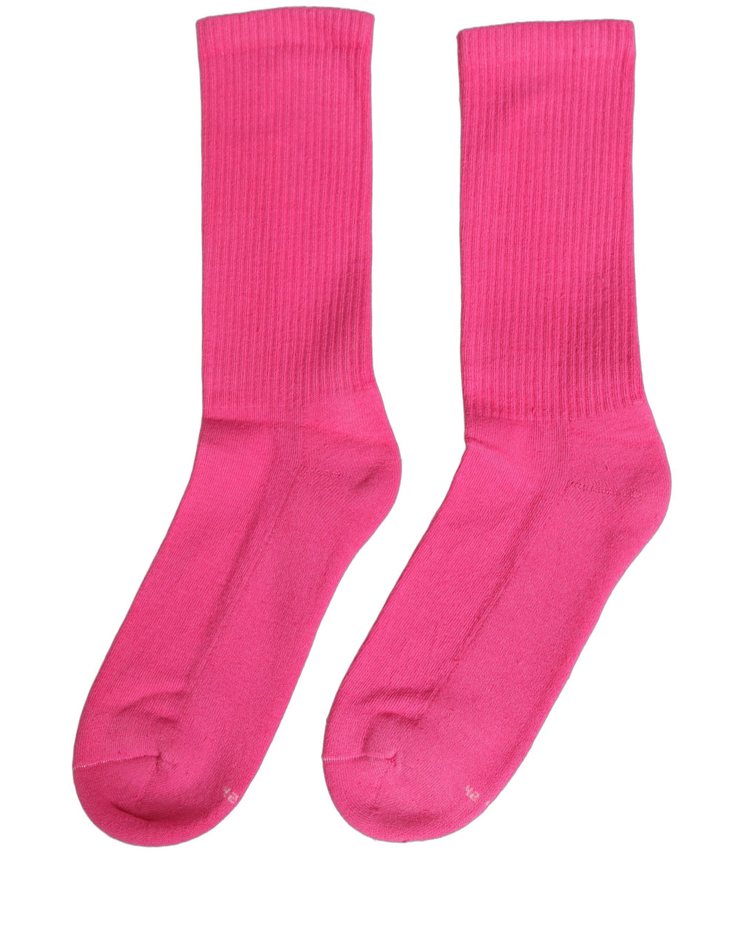 Dolce &amp; Gabbana Pink Cotton Ribbed Mid Calf Women Accessory Socks