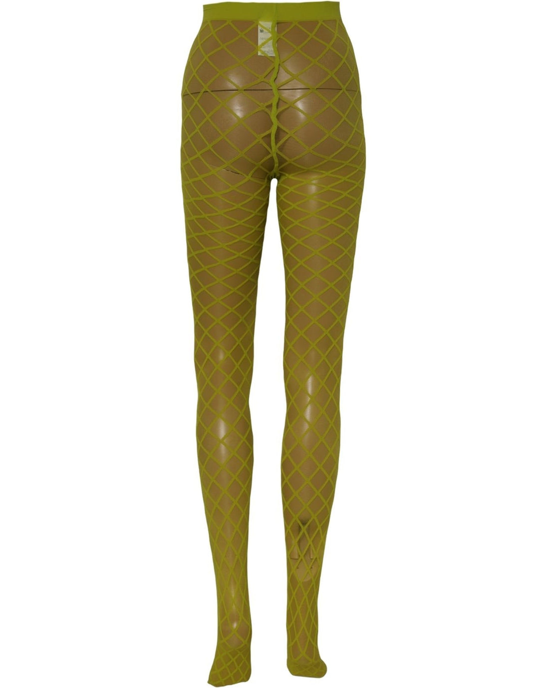 Dolce &amp; Gabbana Green Nylon Fishnet Pantyhose Stockings Socks