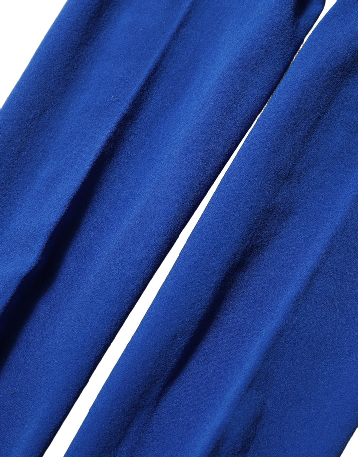 Dolce &amp; Gabbana Blue Nylon Tights Stocking Pantyhose Socks
