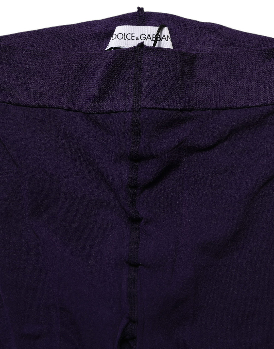 Dolce &amp; Gabbana Violet Nylon Tights Stocking Pantyhose Socks