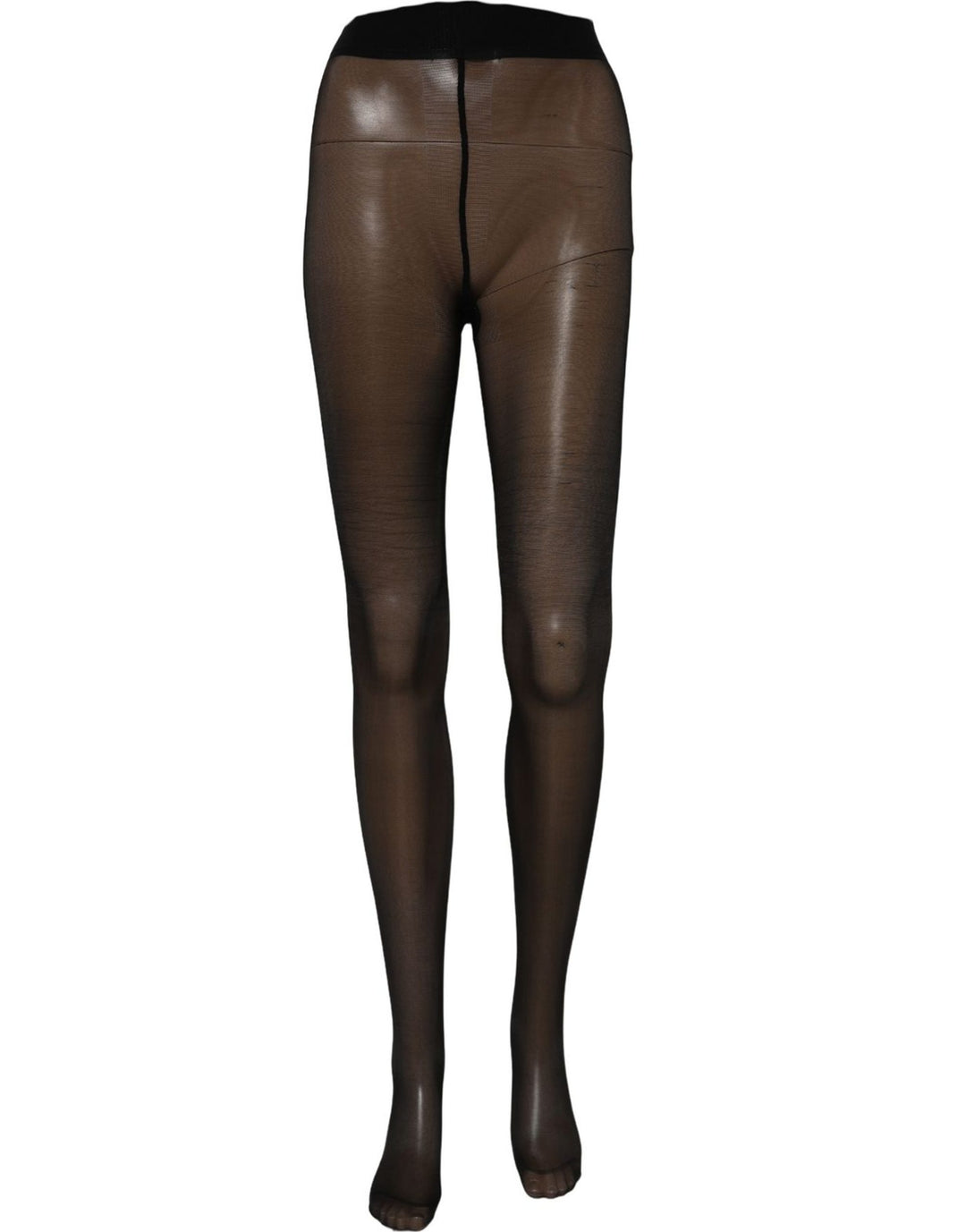 Dolce &amp; Gabbana Black Nylon Tights Stocking Pantyhose Socks
