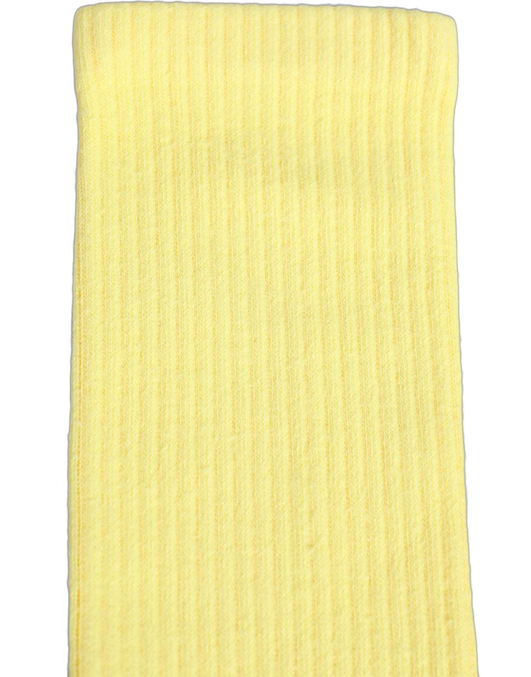 Dolce &amp; Gabbana Yellow Cotton Ribbed Mid Calf Women Accessory Socks