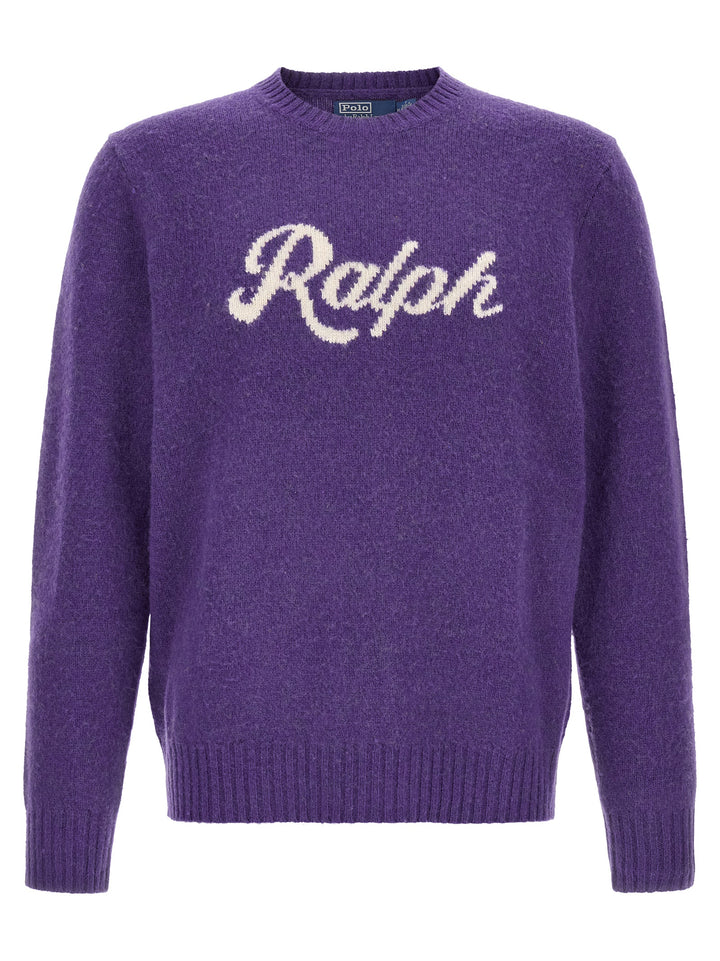 Polo Ralph Lauren Purple Wool Cardigan