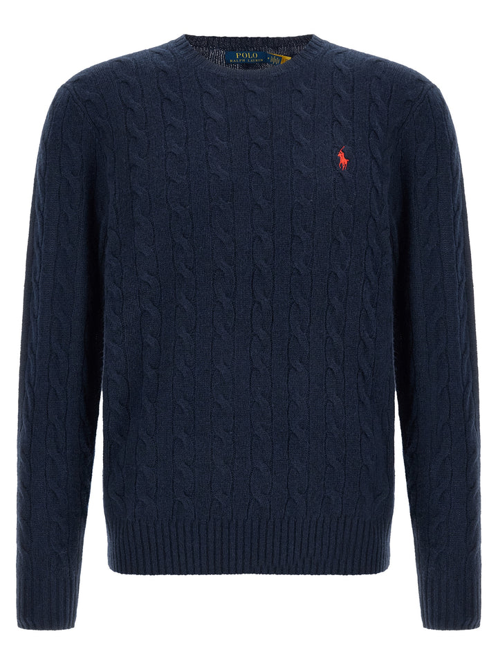 Polo Ralph Lauren Blue Wool Cardigan