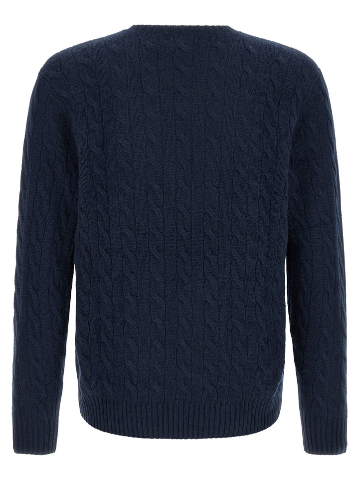 Polo Ralph Lauren Blue Wool Cardigan