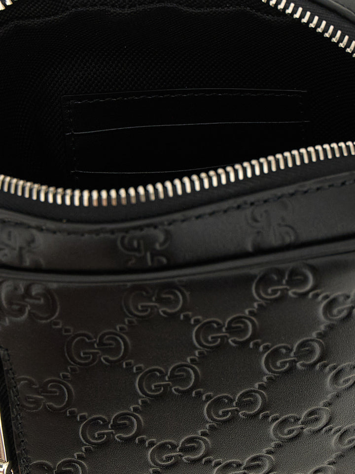 Gucci Black Calfskin Crossbody Bag