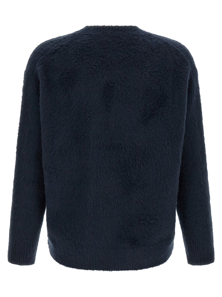 Roberto Collina Blue Cotton Cardigan