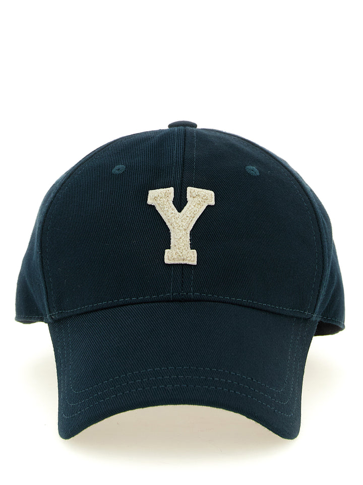 Saint Laurent Bicolor Cotton Cap (Baseball Hat)