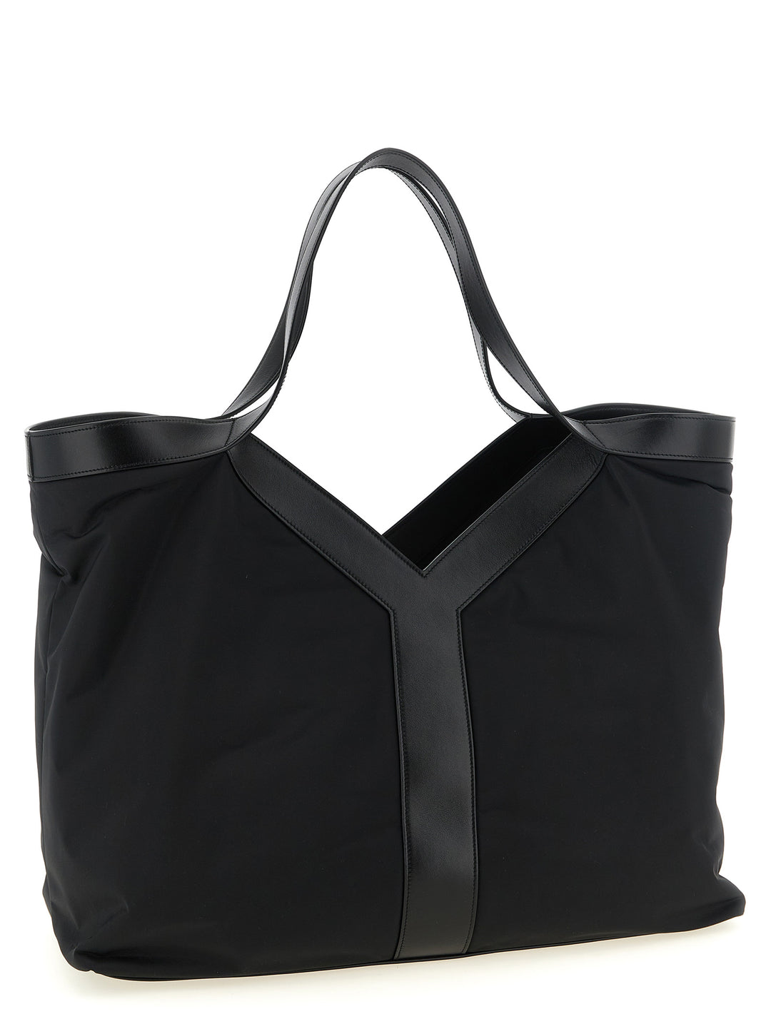 Saint Laurent Black Calfskin Tote Bag