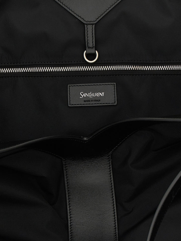 Saint Laurent Black Calfskin Tote Bag