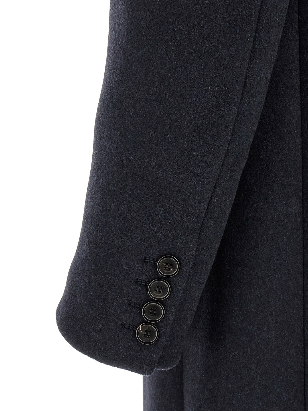 Saint Laurent Blue Wool Coat