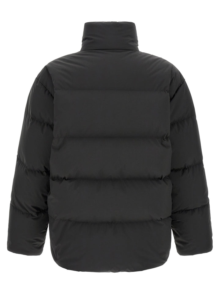 Saint Laurent Black Polyester Full-Length Jacket