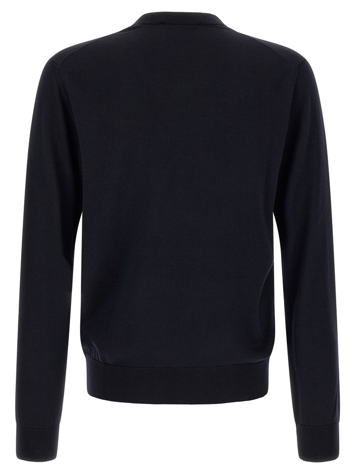Dolce &amp; Gabbana Blue Virgin Wool Cardigan