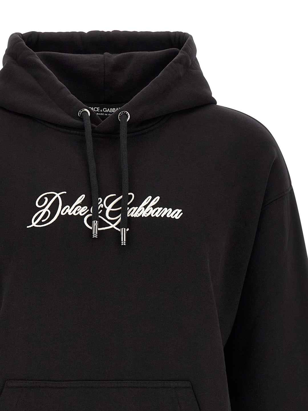 Dolce &amp; Gabbana Black Cotton Sweatshirt