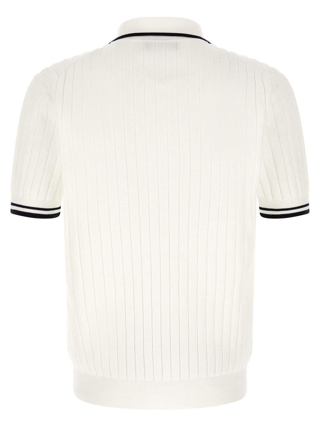 Dolce &amp; Gabbana Bicolor Cotton Polo Shirt