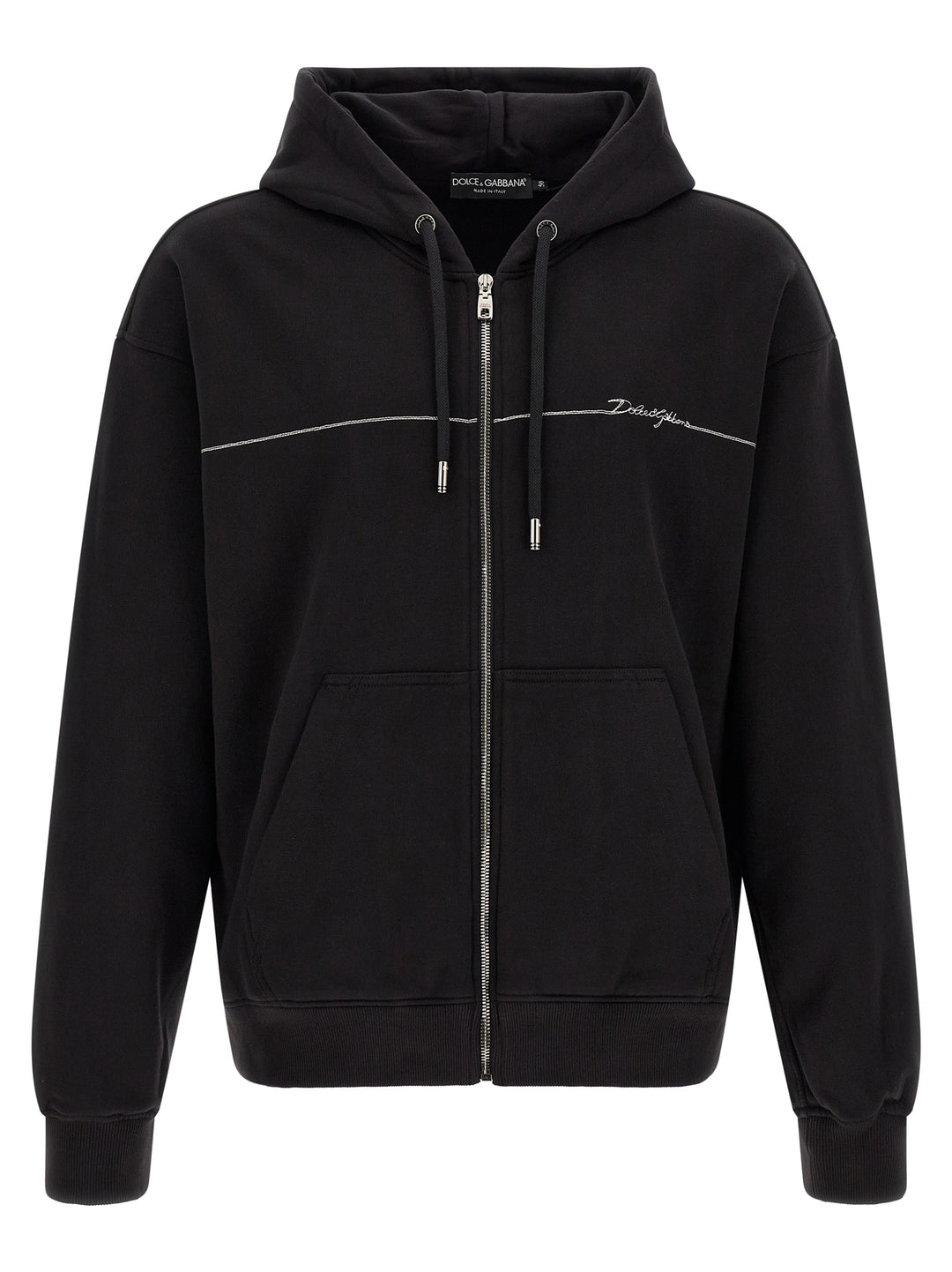 Dolce &amp; Gabbana Black Cotton Sweatshirt
