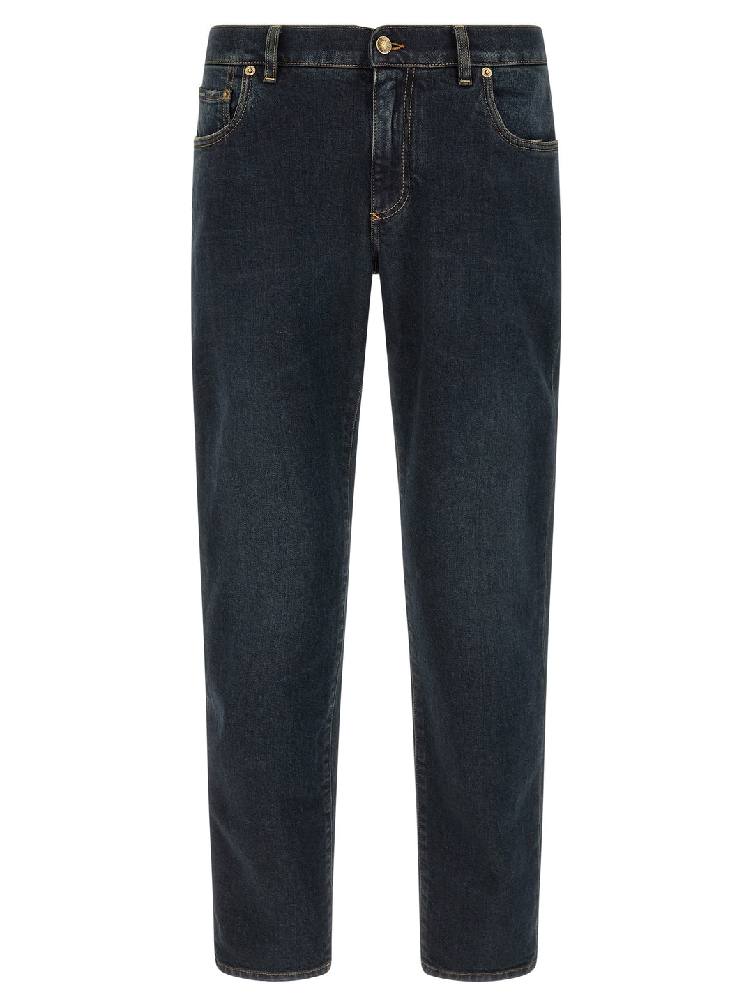 Dolce &amp; Gabbana Blue Cotton Skinny Jeans