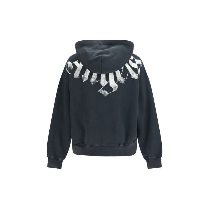 Palm Angels Black Cotton Sweatshirt