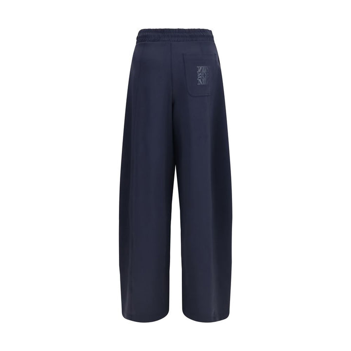 Max Mara Blue Polyamide Casual Pants
