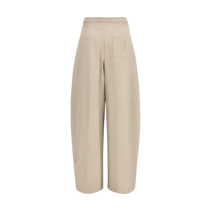 Max Mara Beige Polyamide Athletic Pants