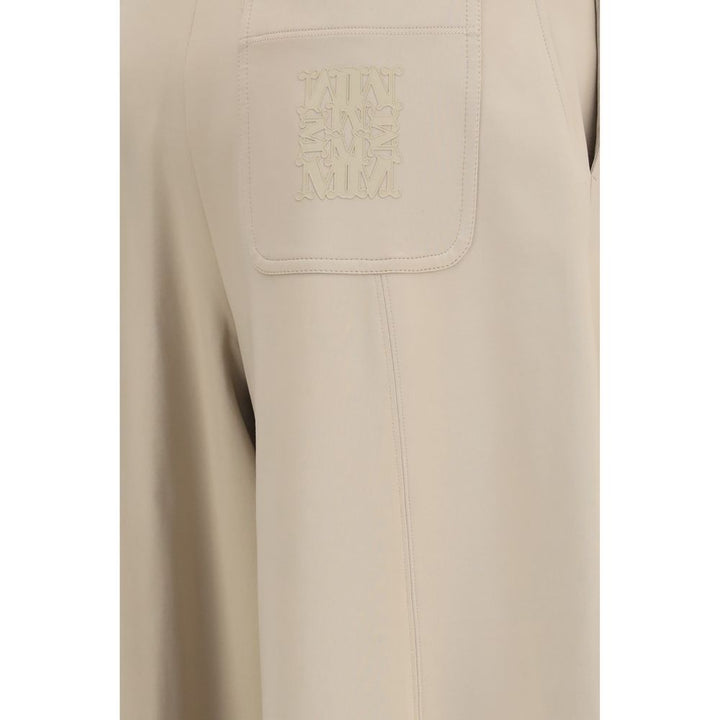 Max Mara Beige Polyamide Athletic Pants