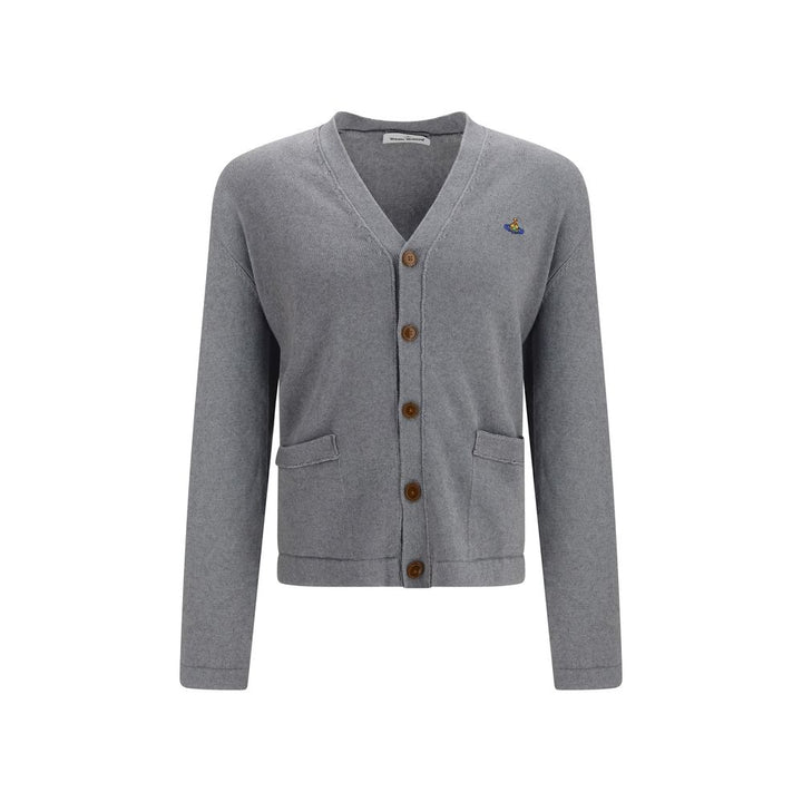 Vivienne Westwood Gray Cotton Cardigan