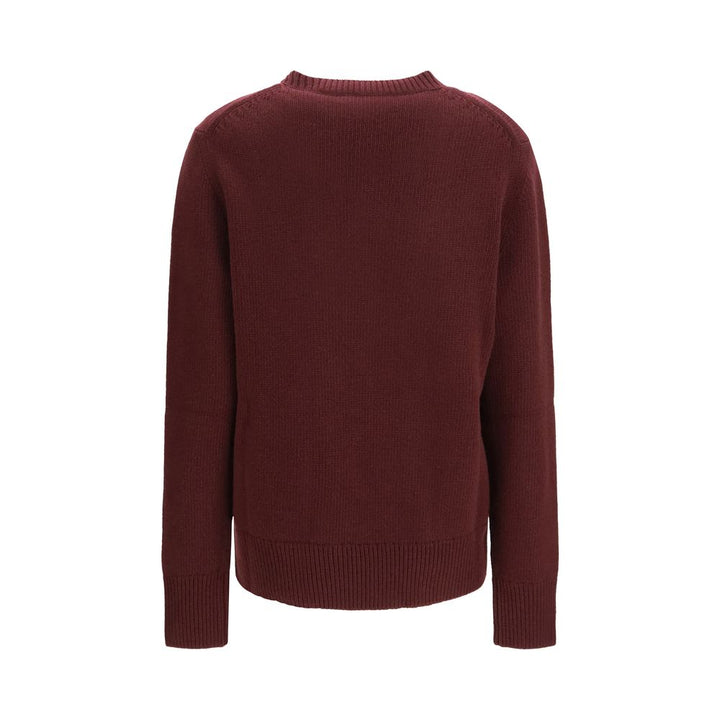 Burberry Bordeaux Wool Oves Aries Sweatshirt