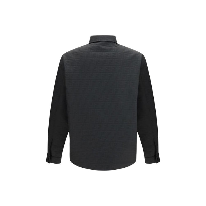 Fendi Black Polyester Pattern Shirt