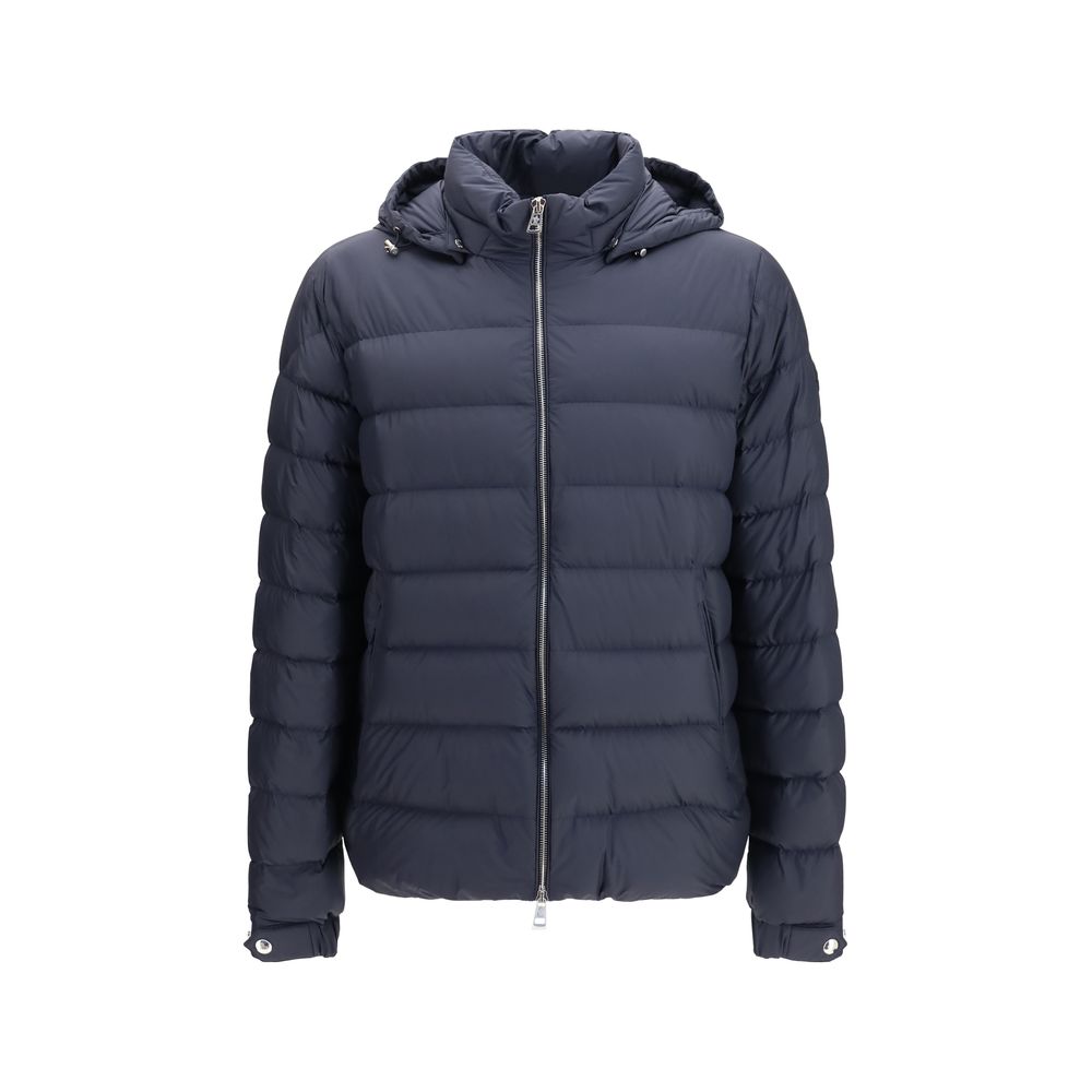 Moncler Blue Goose Down Full-Length Jacket
