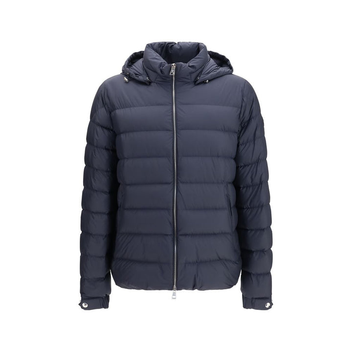 Moncler Blue Goose Down Full-Length Jacket
