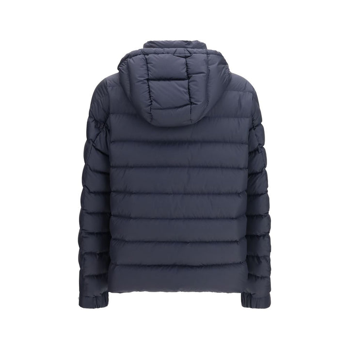 Moncler Blue Goose Down Full-Length Jacket