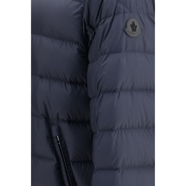 Moncler Blue Goose Down Full-Length Jacket