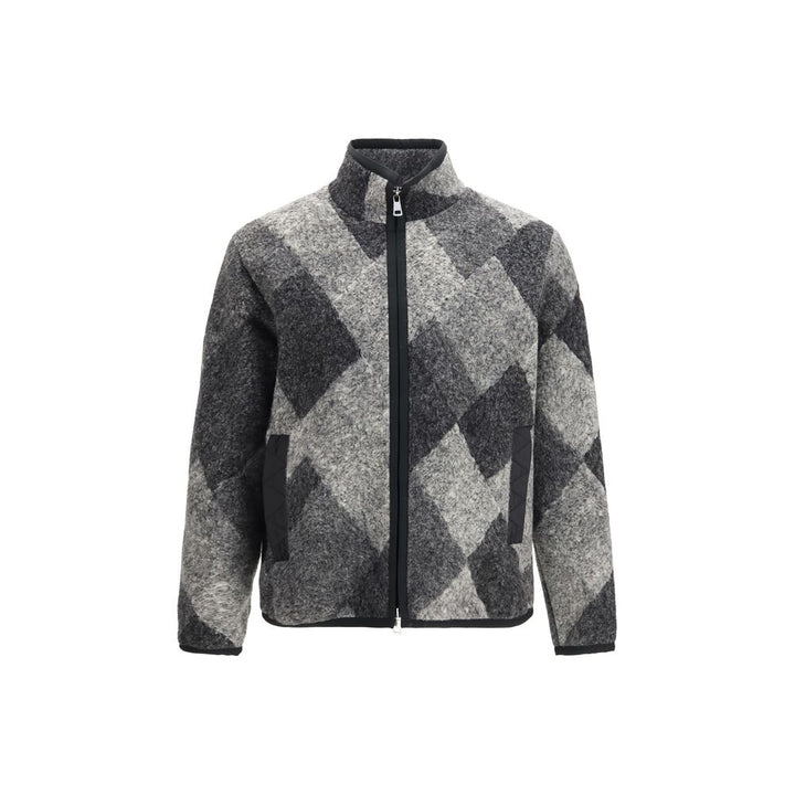 Moncler Gray Wool Oves Aries Sweatshirt