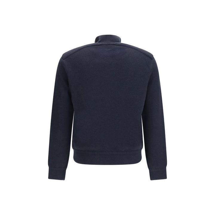Moncler Blue Wool Oves Aries Sweatshirt