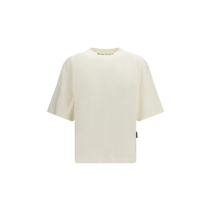 Palm Angels Beige Cotton T-Shirt