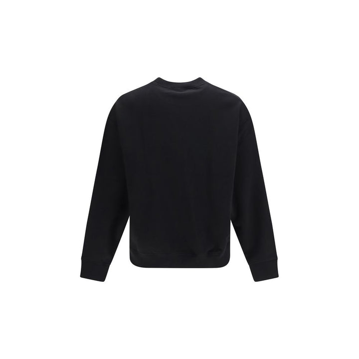 Palm Angels Black Cotton Sweatshirt