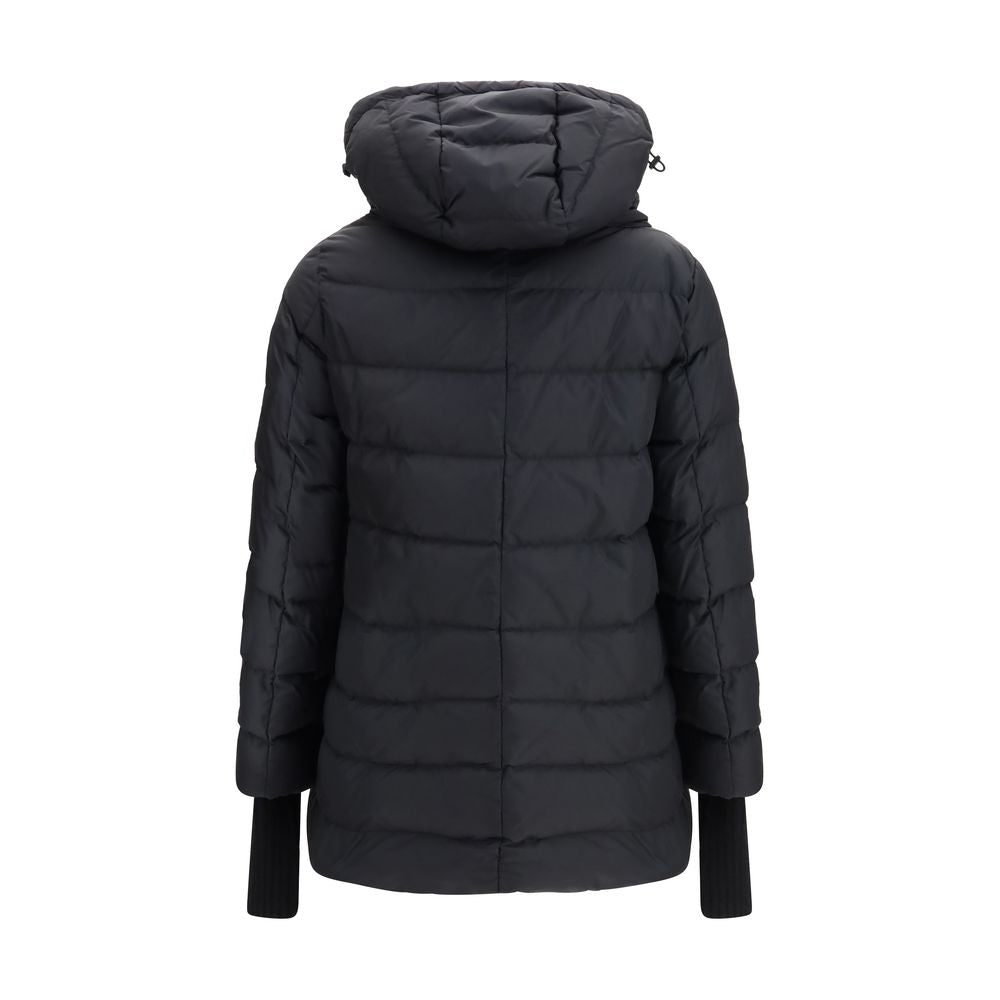 Herno Black Polyester Full-Length Jacket