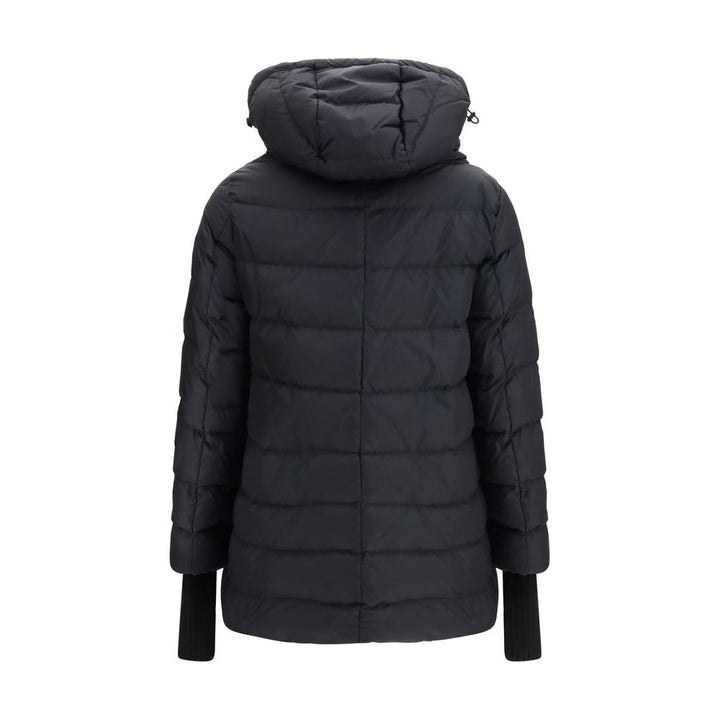 Herno Black Polyester Full-Length Jacket