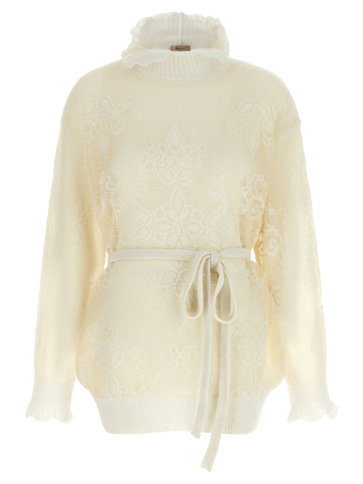 Twinset White Polyamide Cardigan