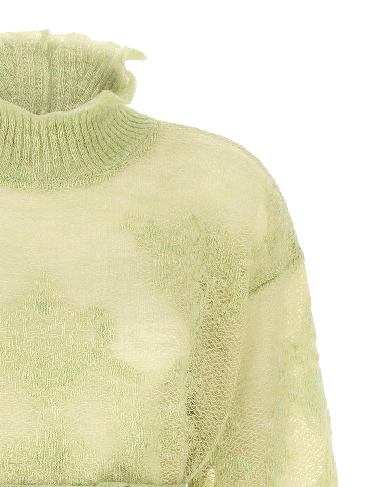 Twinset Bicolor Polyamide Cardigan