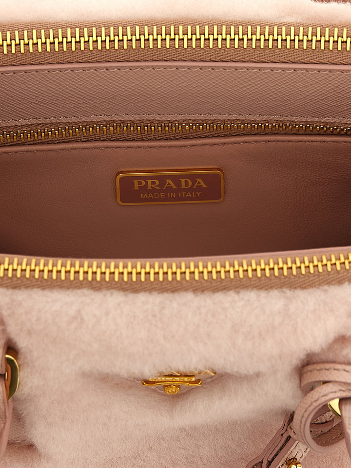 Prada Multicolor Lamb Leather Handbag