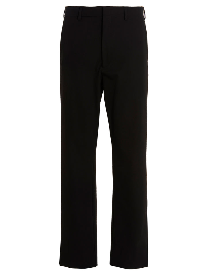 Prada Black Polyester Casual Pants