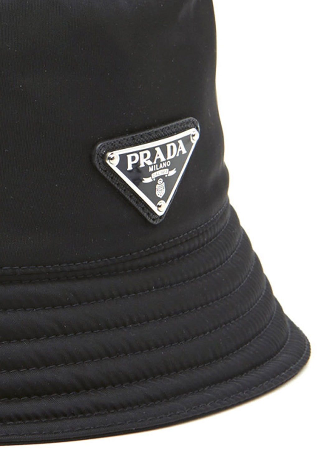 Prada Black Nylon Bucket Hat