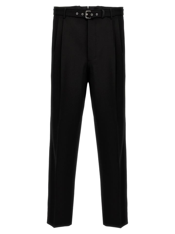 Prada Black Virgin Wool Dress Pants