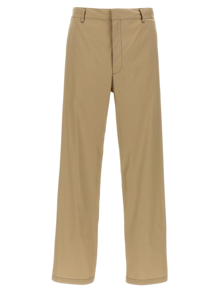 Prada Beige Cotton Casual Pants