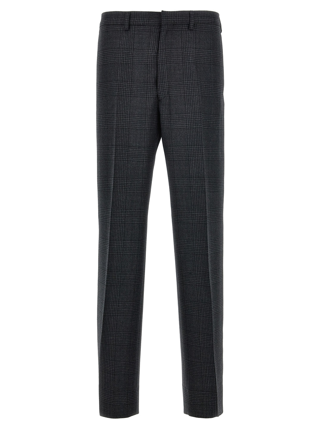 Prada Gray Virgin Wool Dress Pants